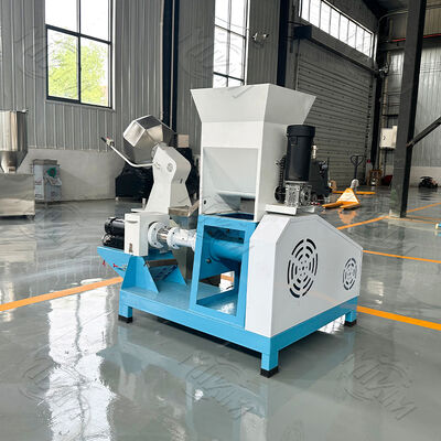 عمده فروشی قیمت ارزان خانگی 5.5kw تک پیچ ماهی مواد غذایی گلوله پردازنده ماشین خشک نوع ماشین گلوله مواد غذایی سگ برای فروش