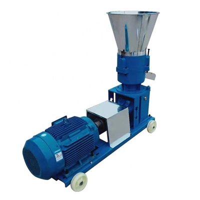 ولتاژ سفارشی دستگاه پلت خوراک طیور گاو مرغ برقی 3kw-30kw