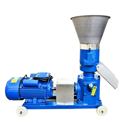 ولتاژ سفارشی دستگاه پلت خوراک طیور گاو مرغ برقی 3kw-30kw