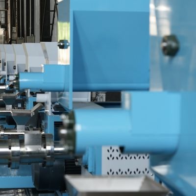 کنترل خودکار 380 ولت مرغ شناور دستگاه غذای ماهی دستگاه گرانولاتور خوراک کوچک