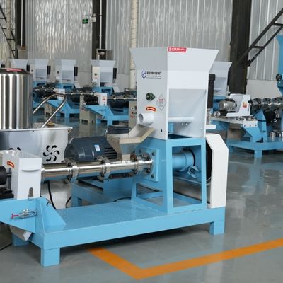 Floating Fish Feed Pellet Extruder Mill Animal Feed Granule Making Machine Small Electric Floating Fish Feed Extruder Machine