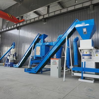 دستگاه پلت زیست توده PTO رانده شده از ضایعات چوب و پودر زغال سنگ