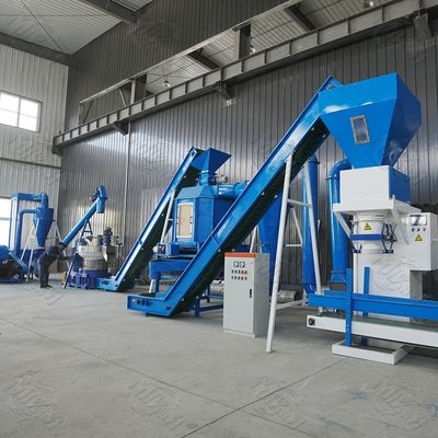 CE Biomass Spruce Pellt Mill Line Wood Pellets Machine 800-1000kg/h
