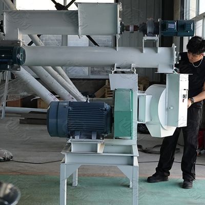 دستگاه گلوله خوراک ماهی دستی CE 350-450kg/H دستگاه تولید خوراک گاو