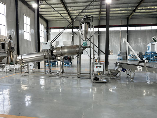 1-2T / H ظرفیت بزرگ شناور / غوطه ور نوع خروجی واحد پیچ ماهی مواد غذایی گلبول اکسترویدر خط تولید کباب کباب غذای حیوانات خانگی موتور PLC پمپ Gear