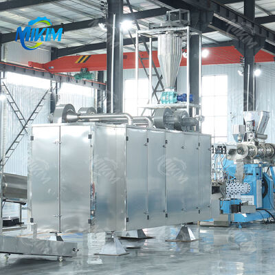 1-2T / H ظرفیت بزرگ شناور / غوطه ور نوع خروجی واحد پیچ ماهی مواد غذایی گلبول اکسترویدر خط تولید کباب کباب غذای حیوانات خانگی موتور PLC پمپ Gear