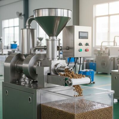 ماشین گلوله ای خودکار فولاد ضد زنگ برای تغذیه ماهی با ظرفیت 100-2000 کیلوگرم در ساعت برای تغذیه شناور و غرق