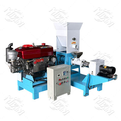 150-300kg/h دیزل تک پیچ شناور ماهی مواد غذایی گلوله ساز ماشین در اوگاندا برای فروش