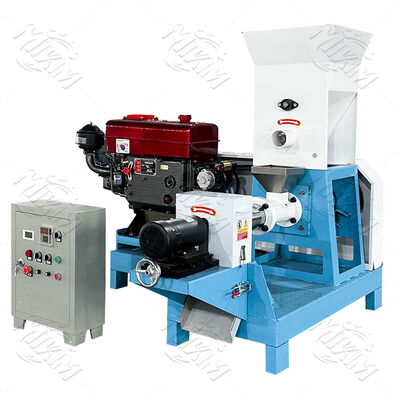 150-300kg/h دیزل تک پیچ شناور ماهی مواد غذایی گلوله ساز ماشین در اوگاندا برای فروش