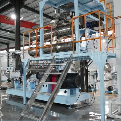 کیفیت 1.2-1.5 T/H Extruder دو پیچ شناور تغذیه ماهی کارخانه
