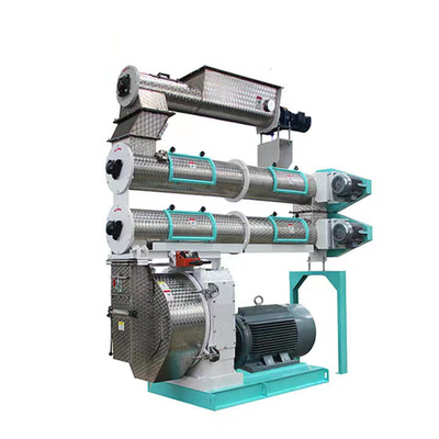 500KG/H دستگاه گلوله سازی خودکار PLC کنترل آسیاب گلوله علوفه