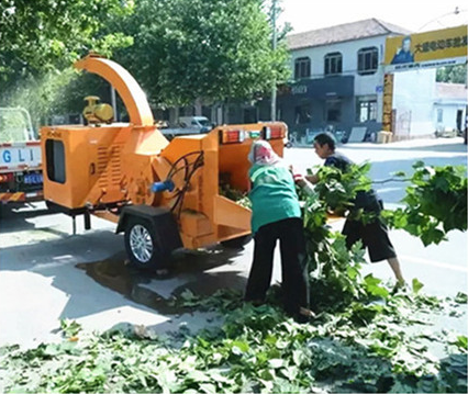 تراشه خردکن چوب صنعتی موتور دیزلی دارای گواهینامه CE 3