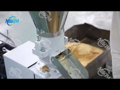 اجرای آزمایشی دستگاه پلت خوراک